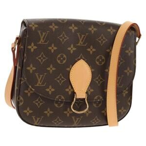 LOUIS VUITTON Monogram Saint Cloud GM Shoulder Bag M51242 LV Auth 151174V